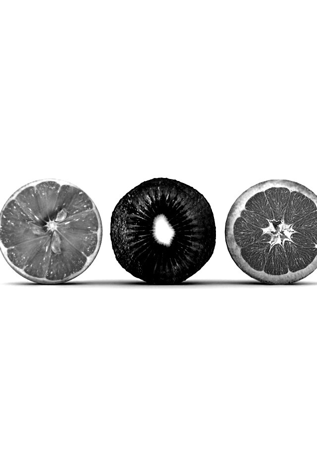 Фрукты в разрезе обои