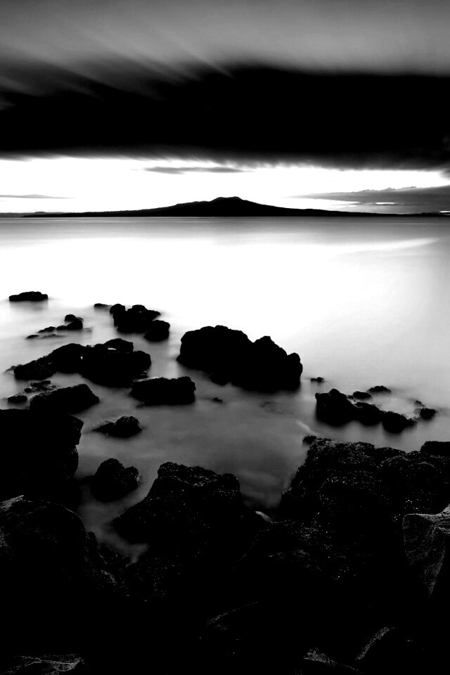 Озеро в тумане обои