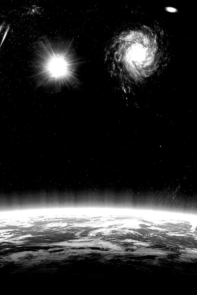 Бесконечный черный космос обои