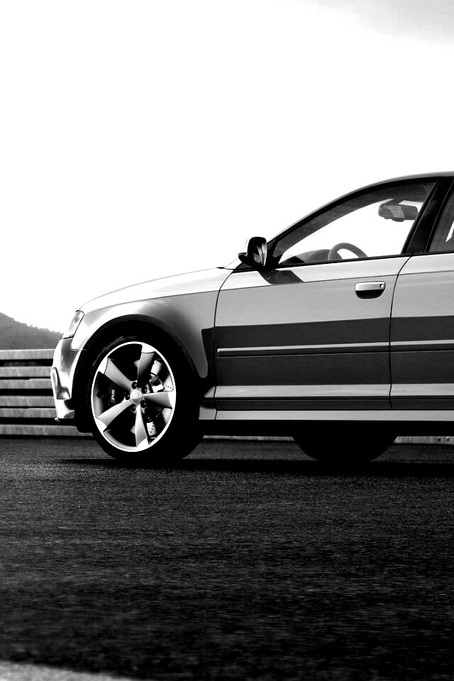 Красная ауди обои