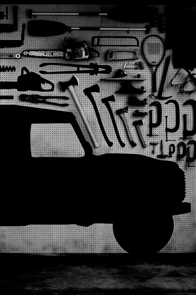 Типичный гараж обои