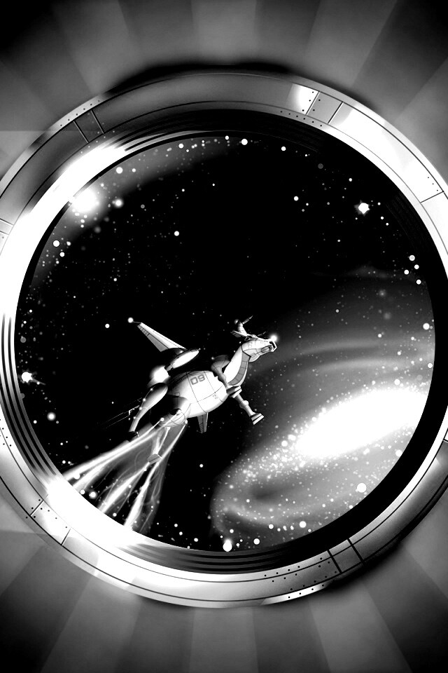 Космическая корова обои