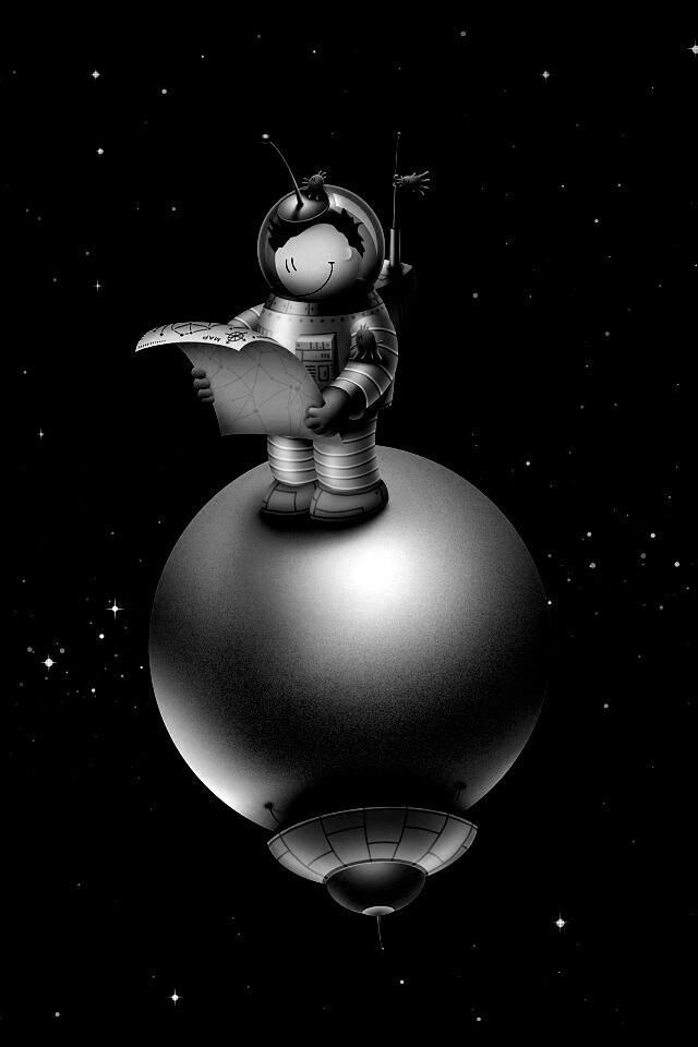 Космонват на луне обои