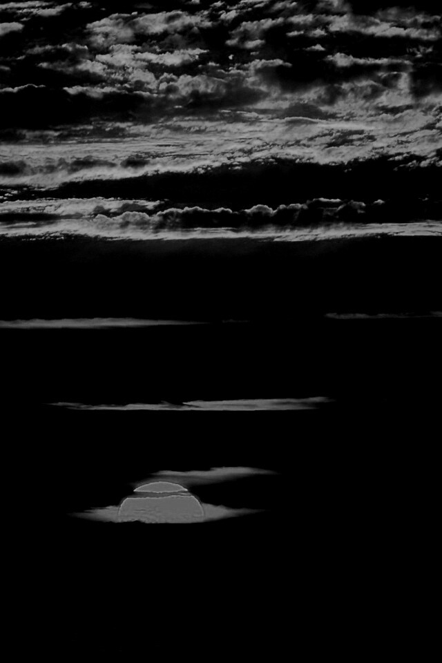 Закат в море обои