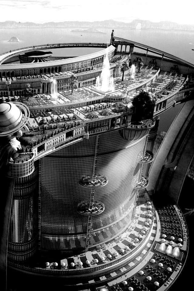 Город будущего обои