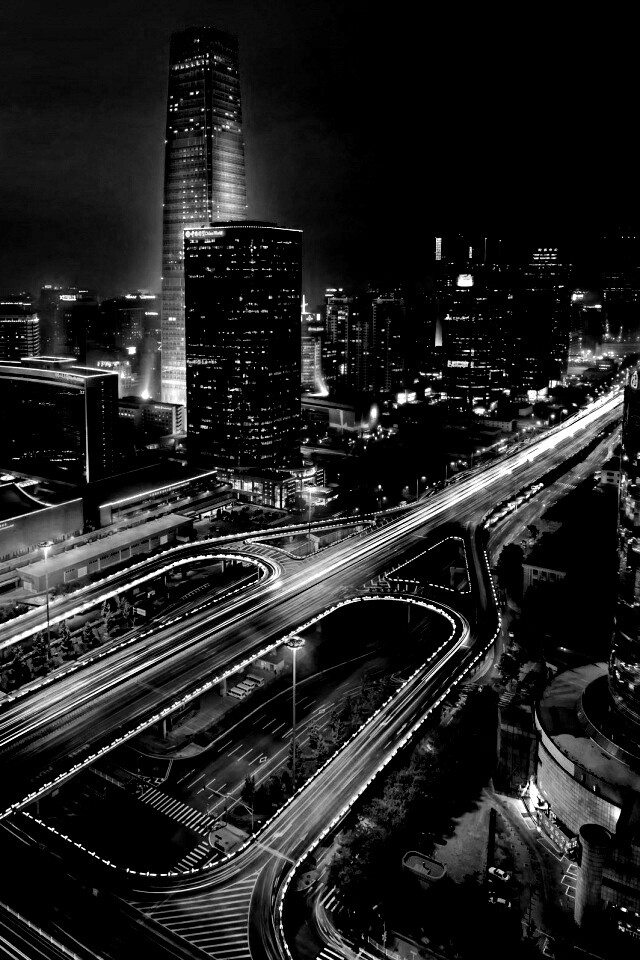 Городская развязка обои