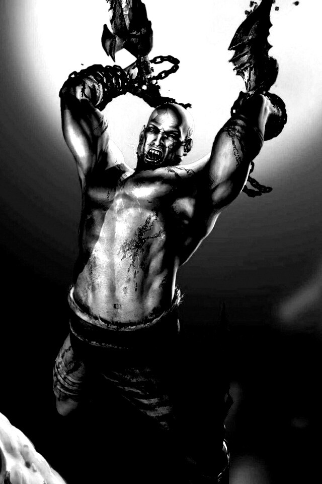 Кратос против монстра обои