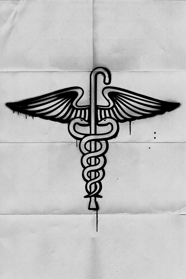 Змеи на трости — граффити обои