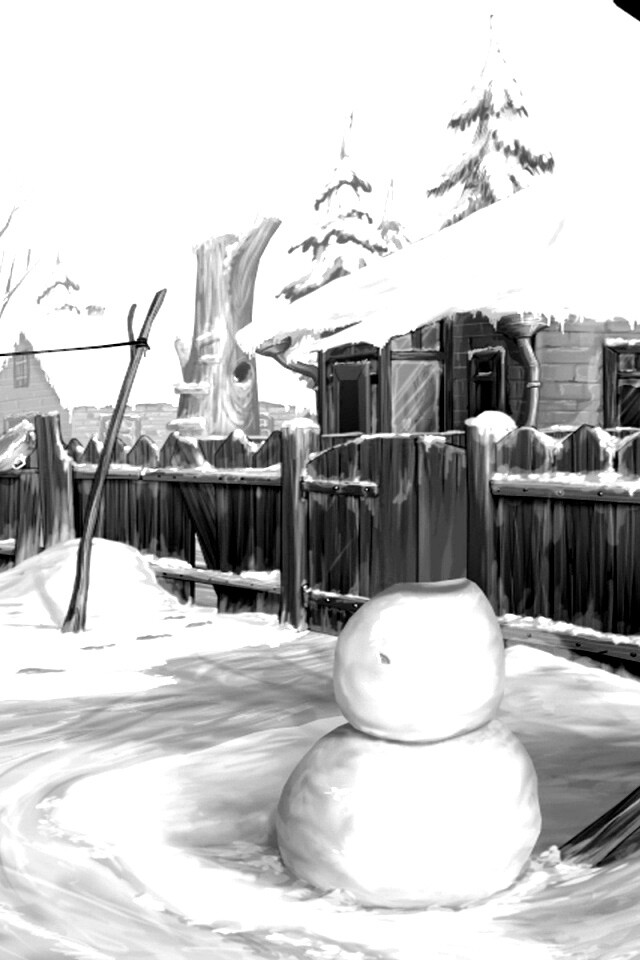 Снеговик обои