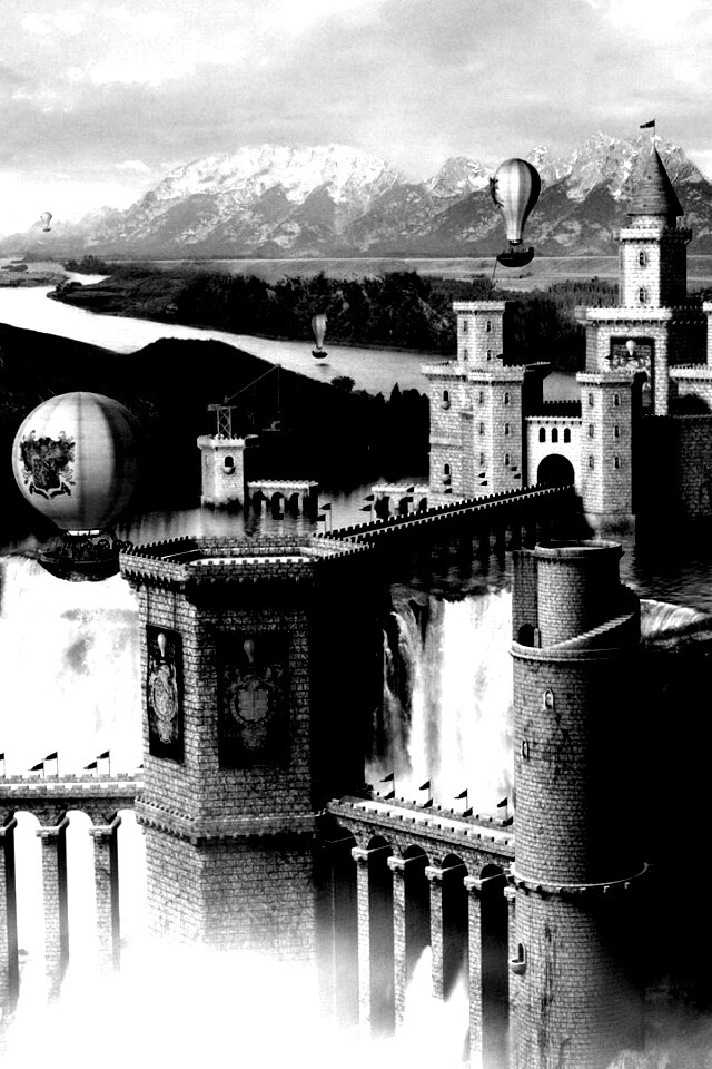 Замок-дамба обои