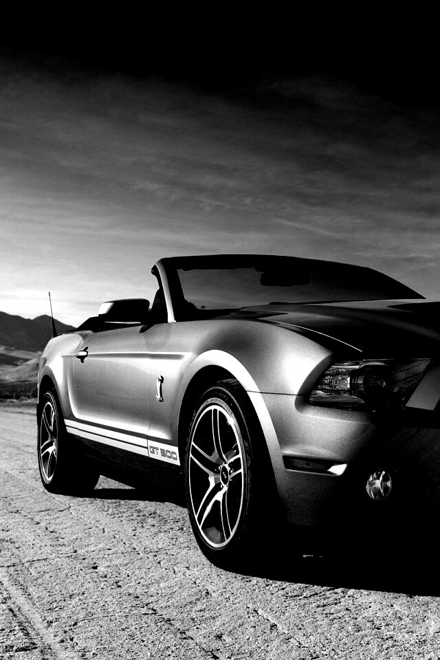 Ford Mustang на фоне гор обои