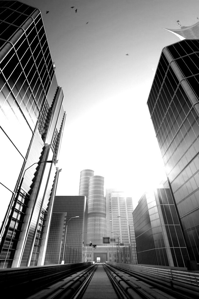 Улица из Mirrors Edge обои