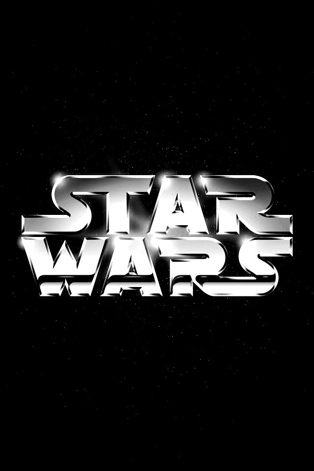 Золотой логотип Star Wars обои