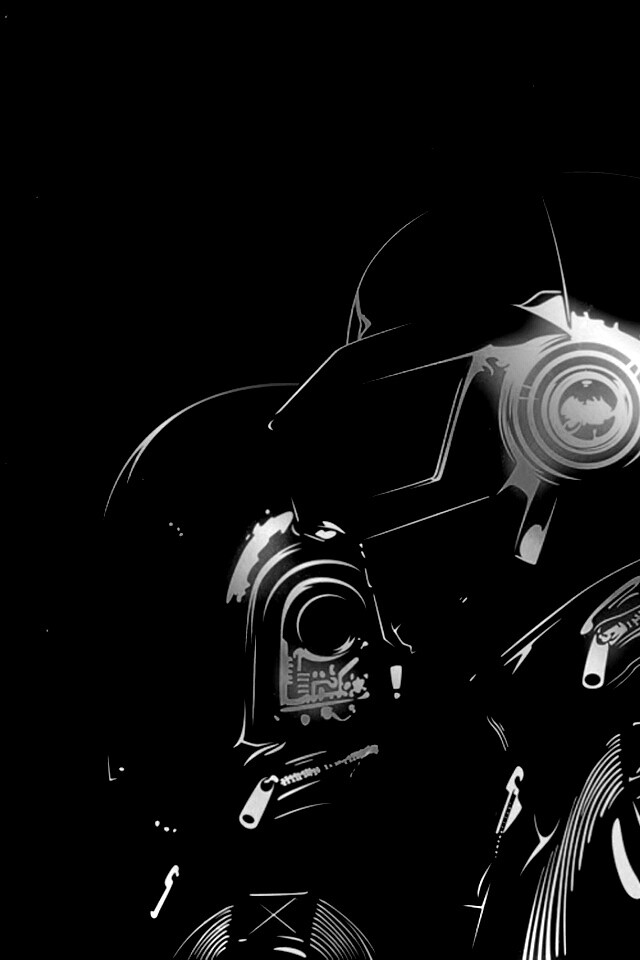 Яркий скетч Daft Punk обои