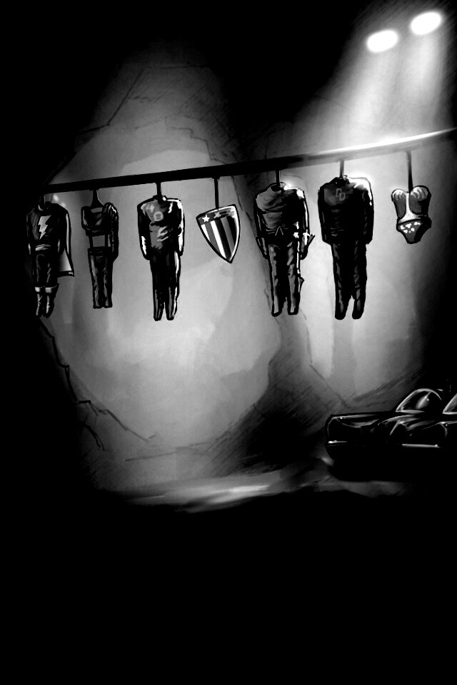 Пещера супергероев обои