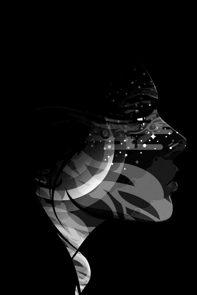 Профиль девушки обои