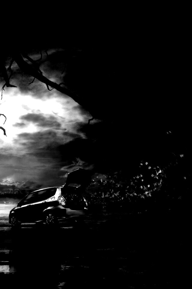 Темное авто обои