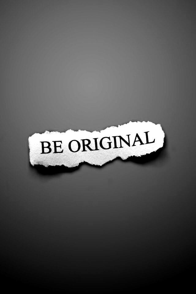 Будь оригинален обои