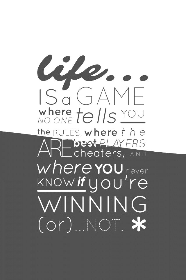 Жизнь - игра обои