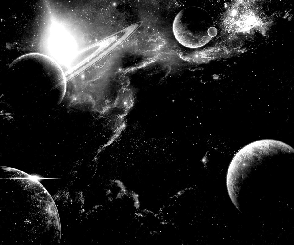 Красные оттенки космоса обои