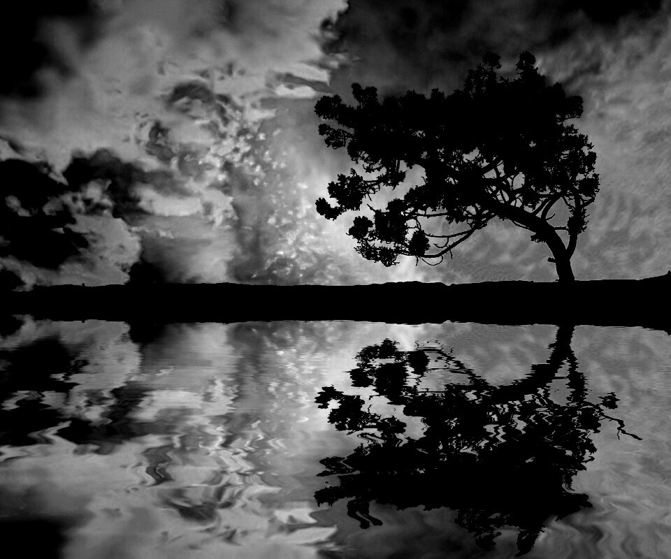 Зеркальное озеро обои