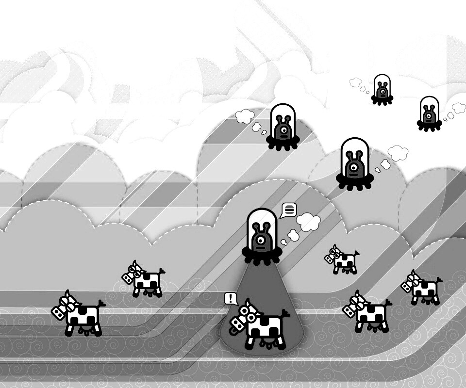 Пришельцы воруют коров обои