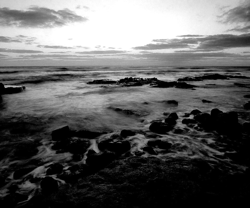 Каменистая отмель обои