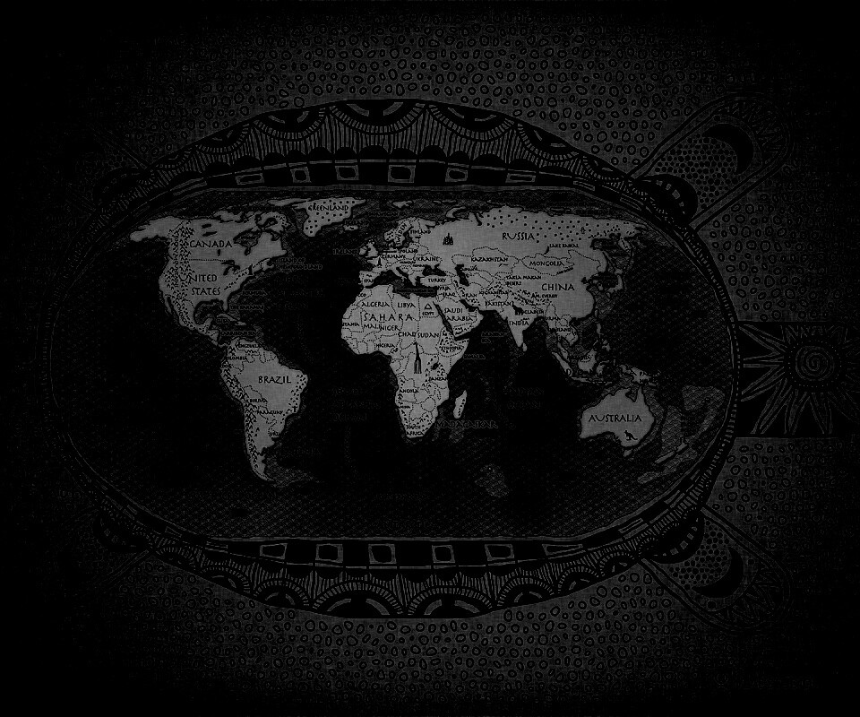 Карта мира на черепахе обои