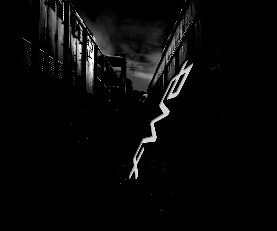 Упавшая вывеска обои