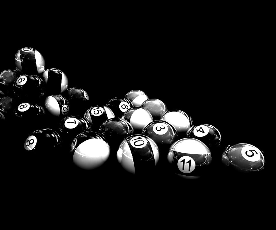 Бильярдные шары обои