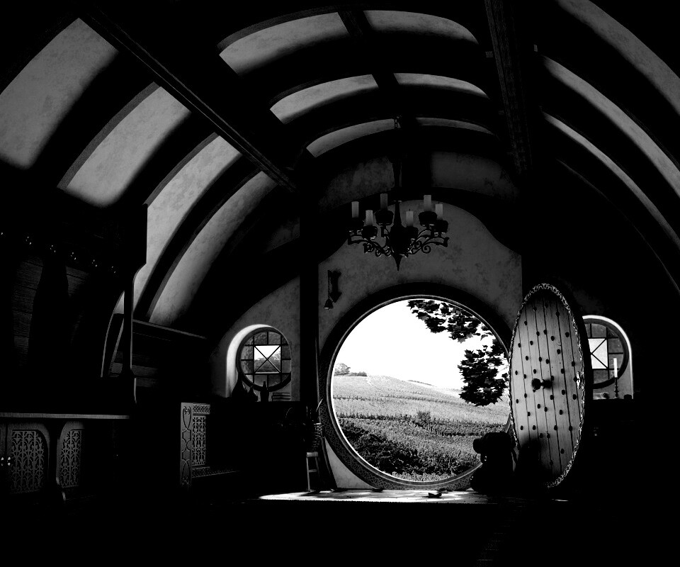 Дом хоббитов обои