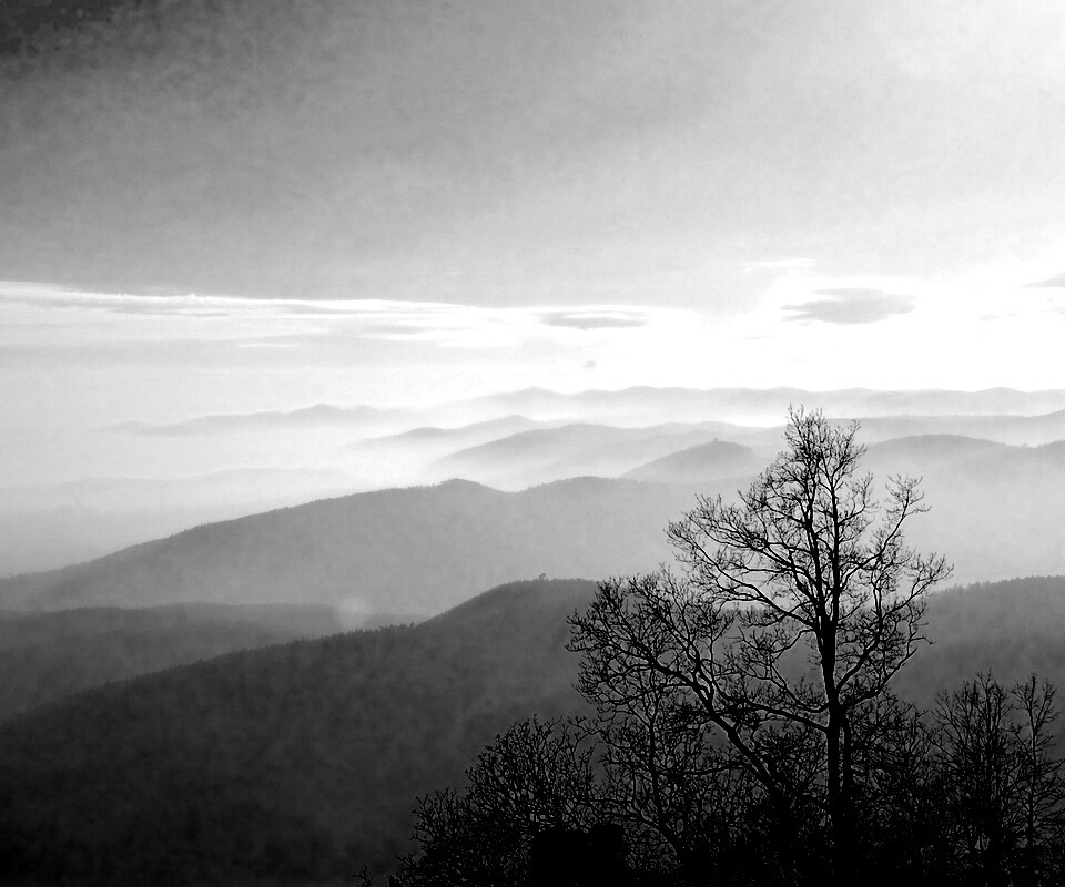 Голубые горы обои