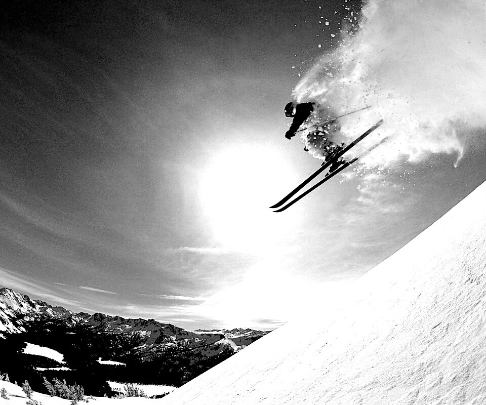 Горнолыжник обои