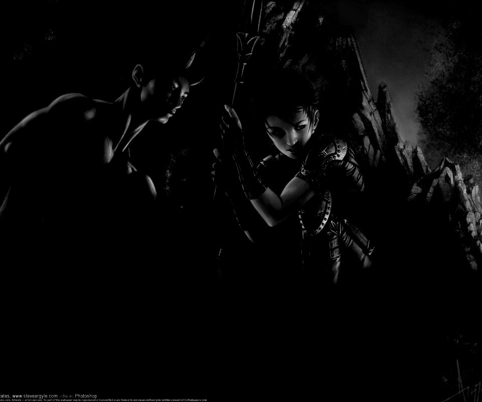 Девушка и сильван обои