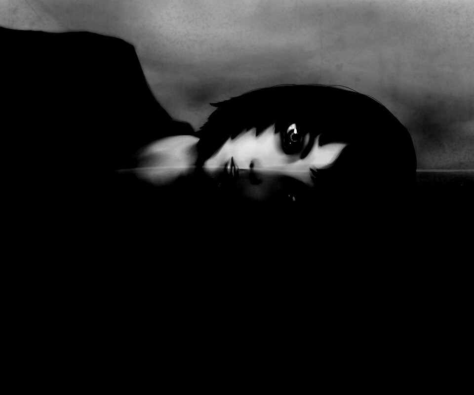 Девочка в воде обои