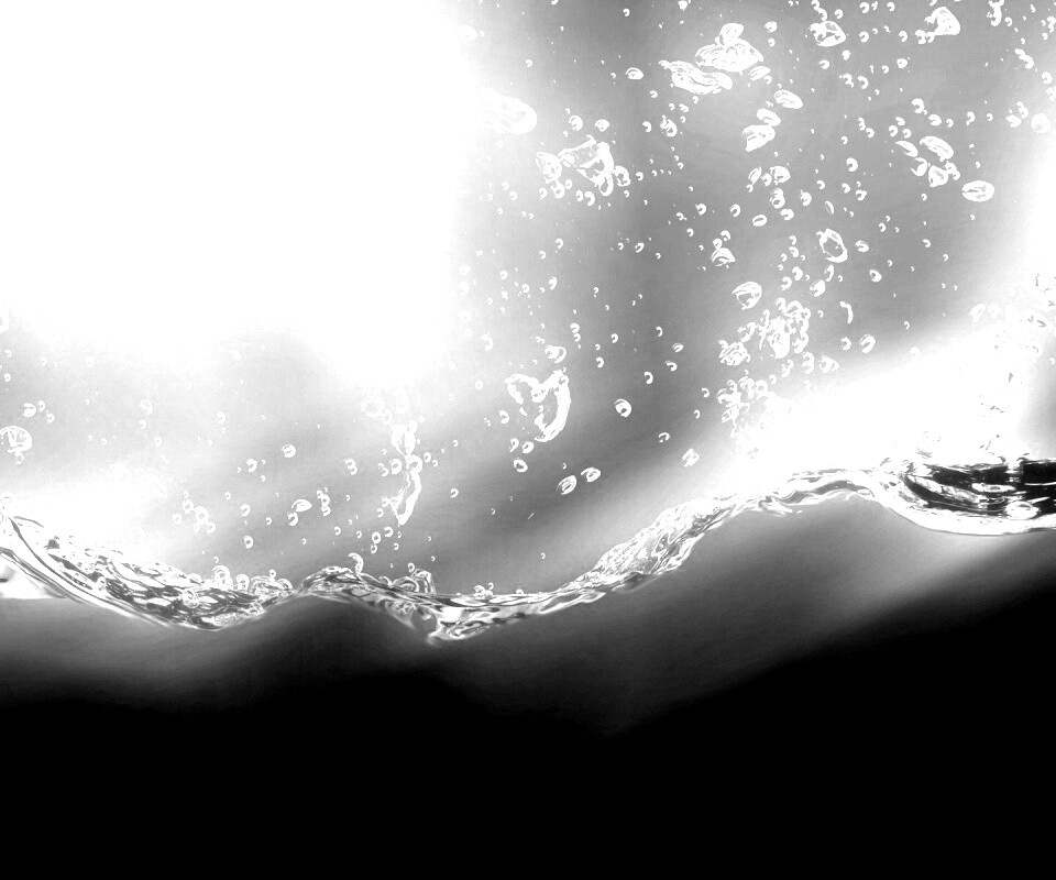 Пузырьки в воде обои
