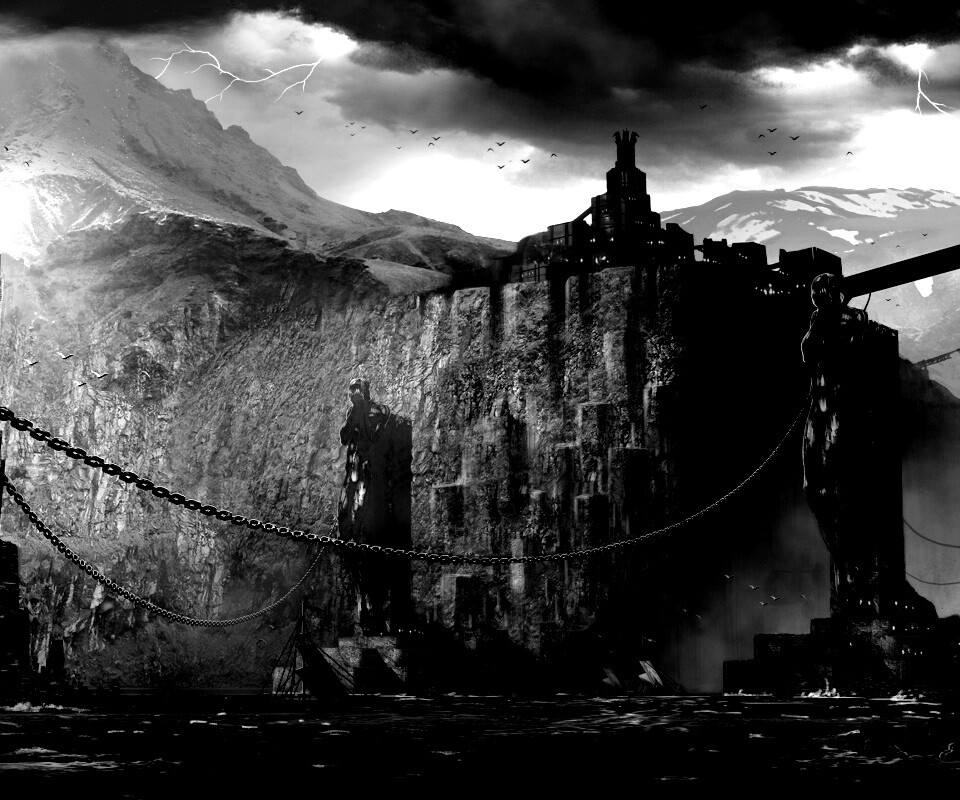 Концепт арт из Dragon Age 2 обои