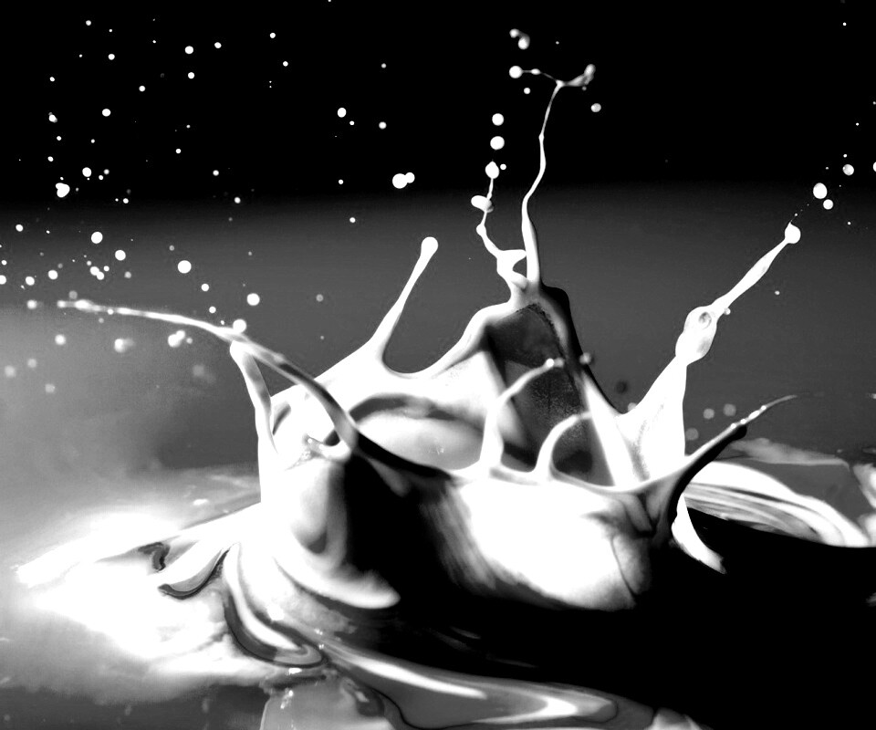 Брызги зеленой краски обои