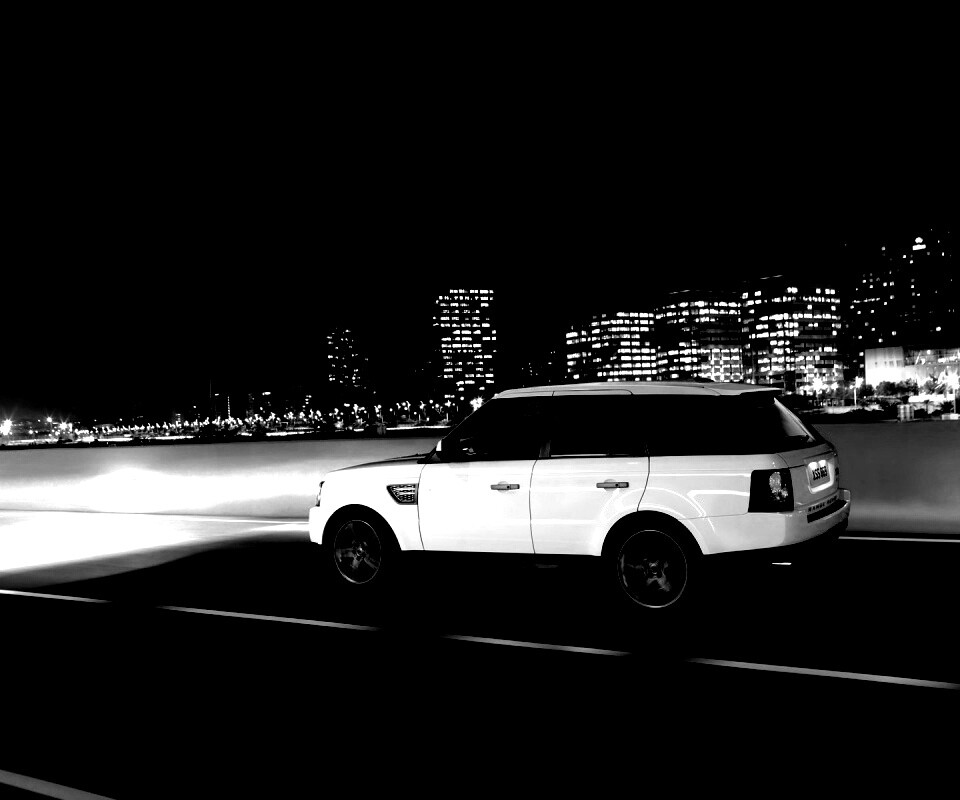 Белый Лэнд Ровер обои