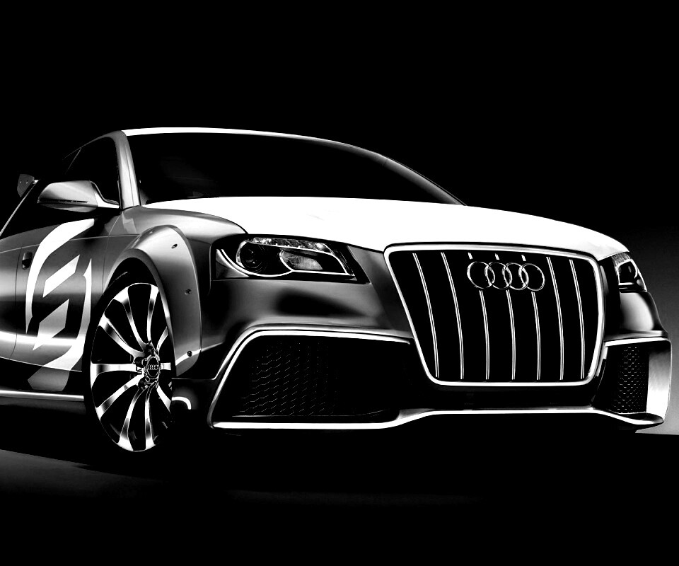 Красный Ауди обои