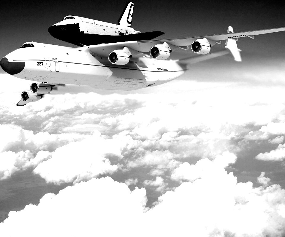 Авиатранспортировка Бурана обои