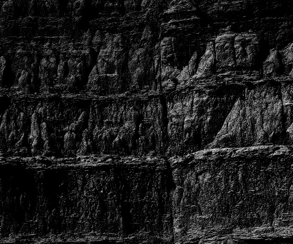 Скалистый обрыв обои