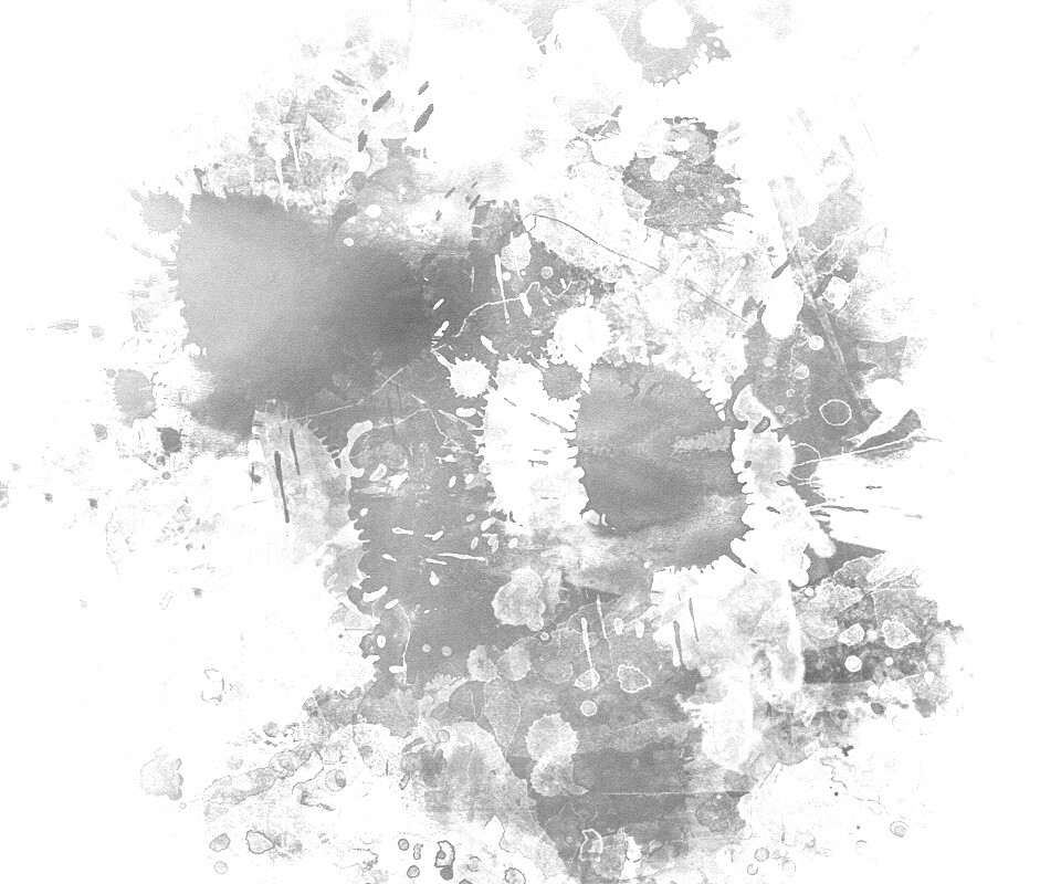 Синие и фиолетовые кляксы обои