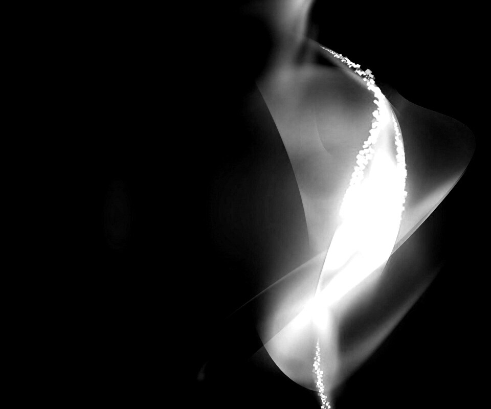 Светящаяся вертикальная волна обои