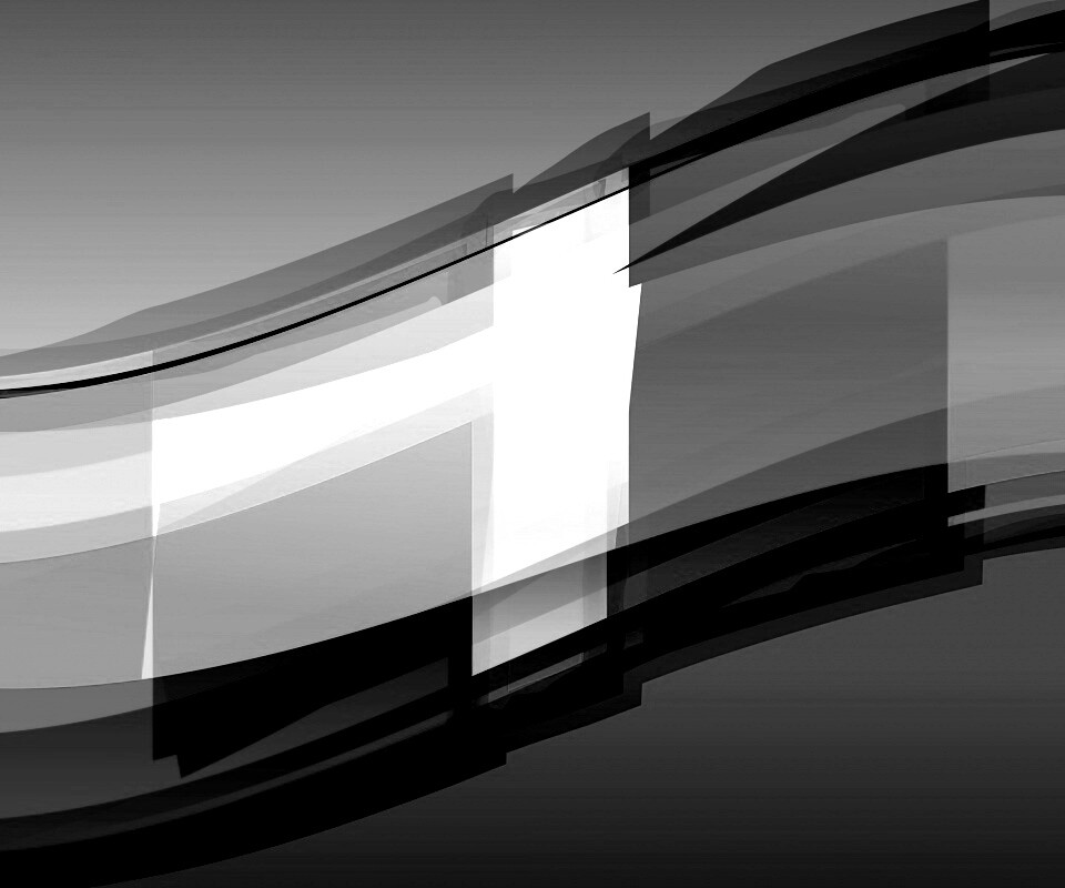 Волна из прозрасных цветных пластин обои