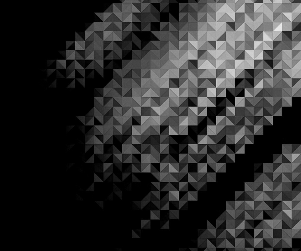 Синий квадратный узор обои