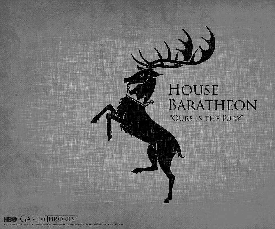 Герб дома Баратеонов обои