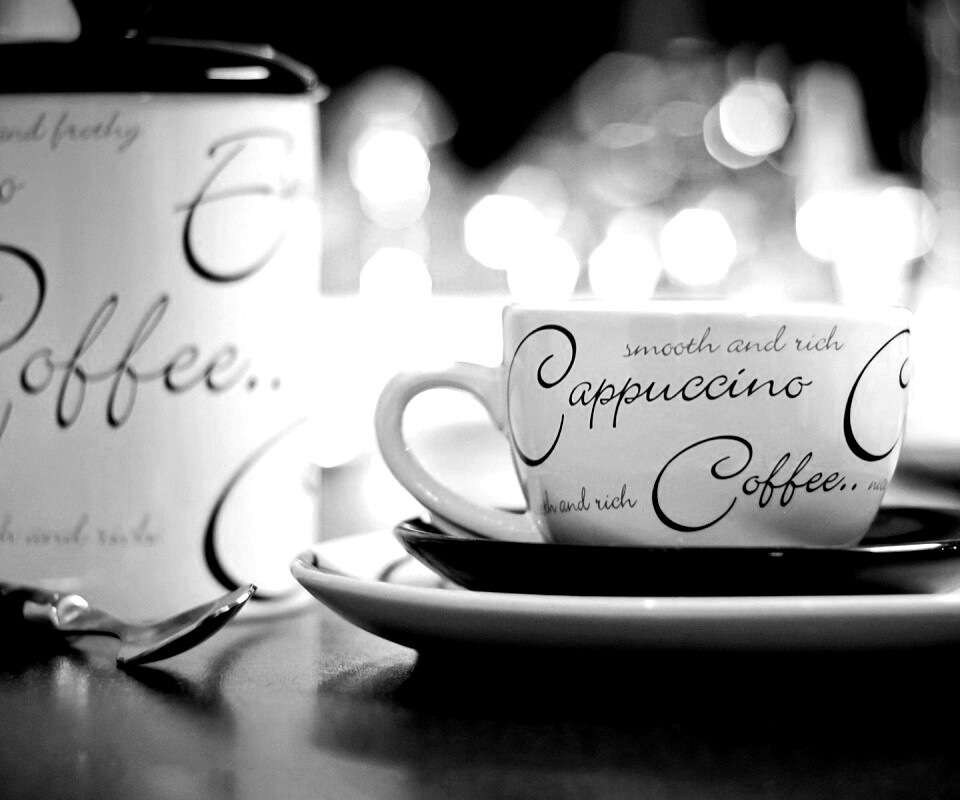 Чашечка капучино обои