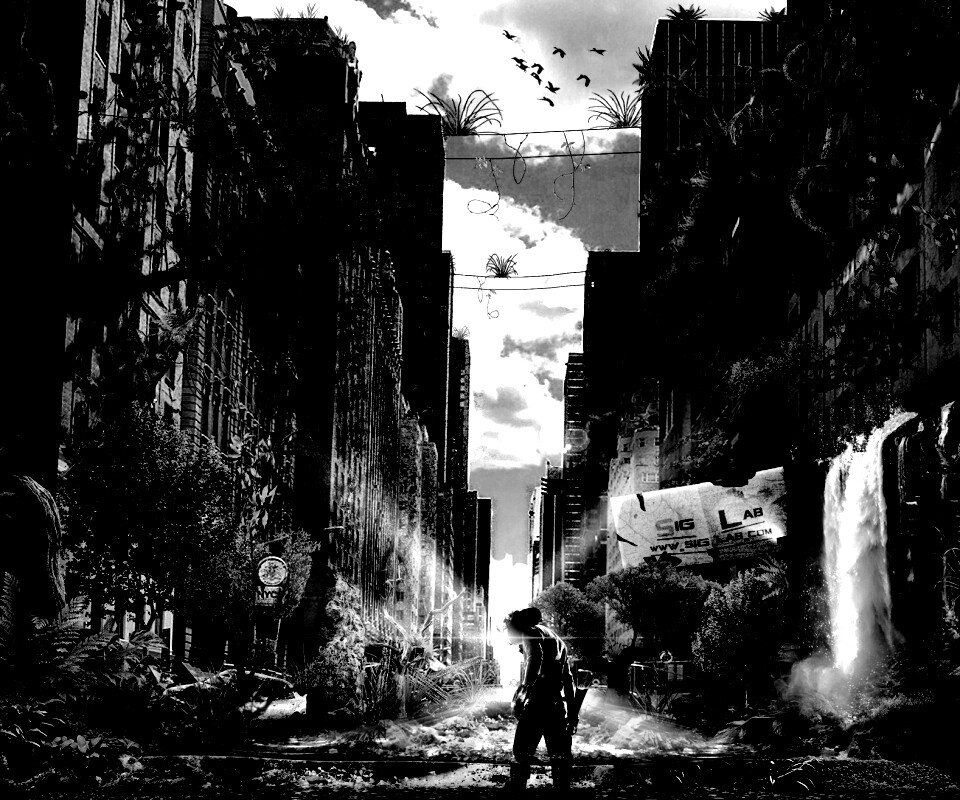 Постапокалиптический мир обои