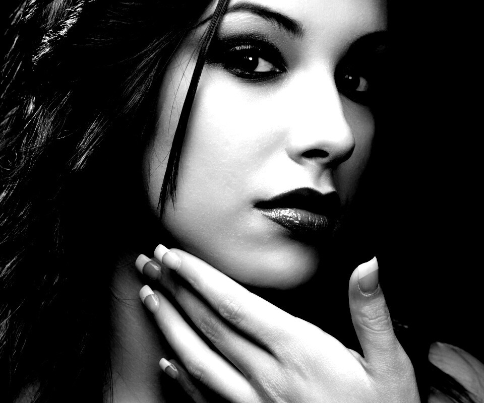 Красивое лицо обои